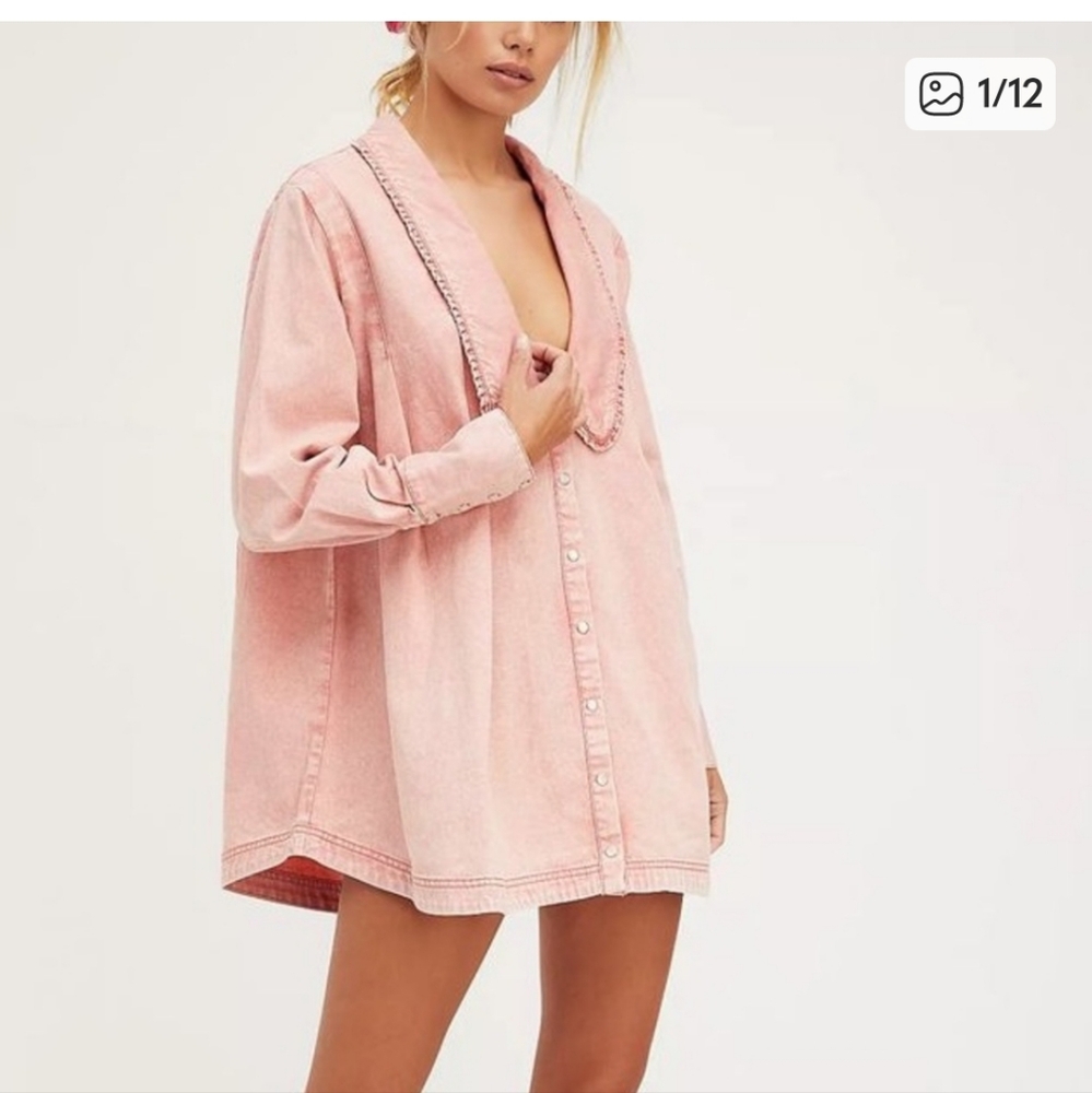 Free People Charli Shirt Dress